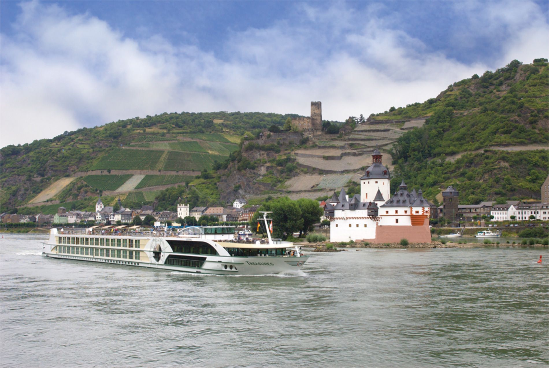 A photo of the MS Treasures cruise ship